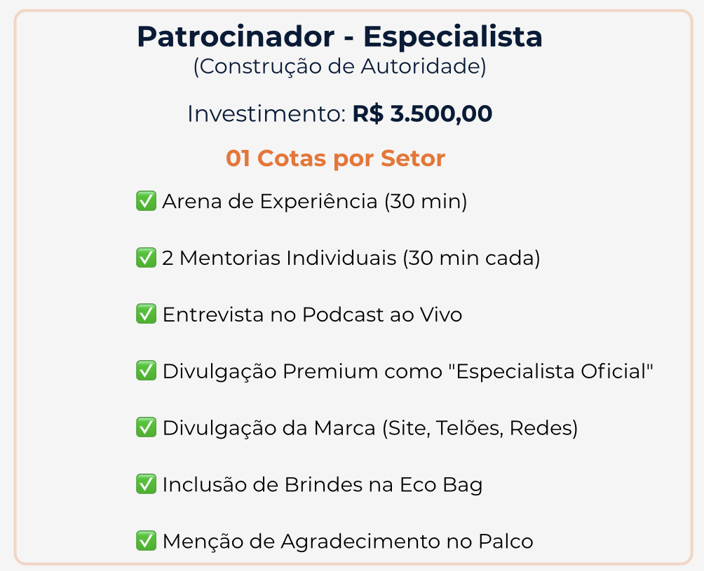 Cota Patrocinador-Especialista - Talk Síndico Summit - Imagem 2